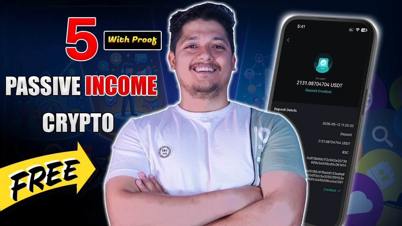 With Proofs- Top 5 Ways to Build Crypto Passive Income in 2026 🤑 