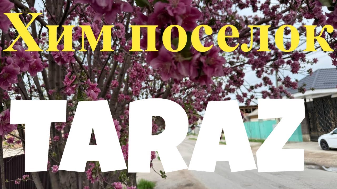 Тараз - Хим поселок ДК +(автопрогулка) #тараз #taraz #казахстан