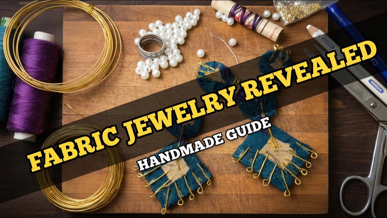 GORGEOUS Handmade Fabric Jewelry Designs