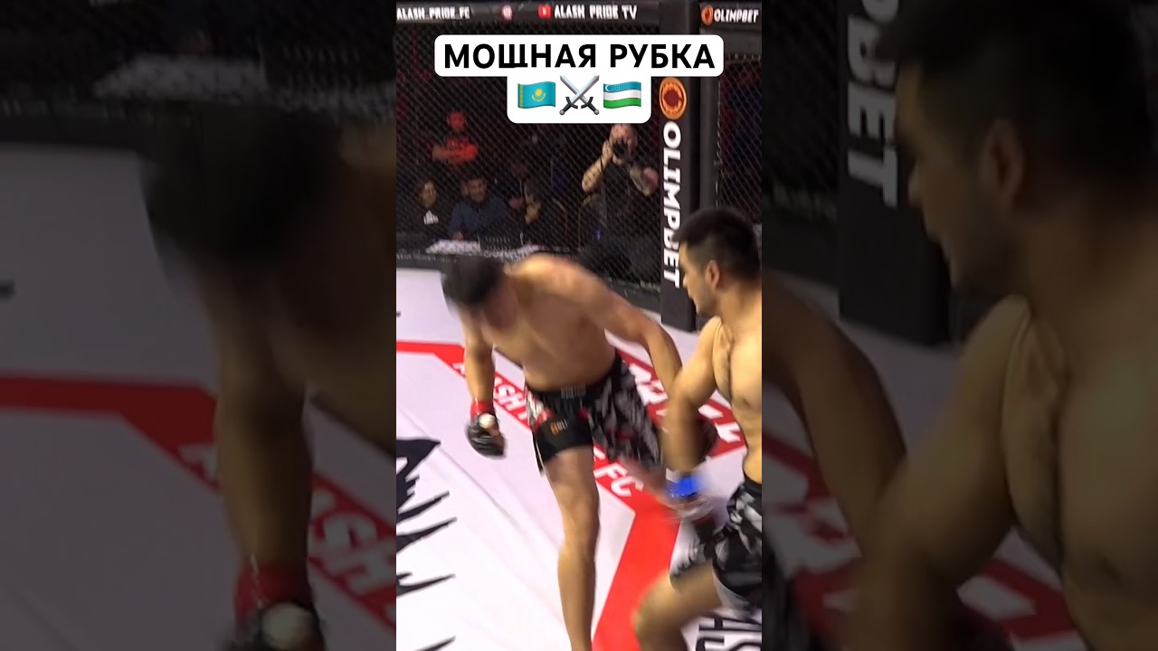 МОЩНАЯ РУБКА 🙀🙀🙀🙀🙀 #mma #kazmma #ufc #бокс #бои #мма #rek #бой #alashpride #дуэт