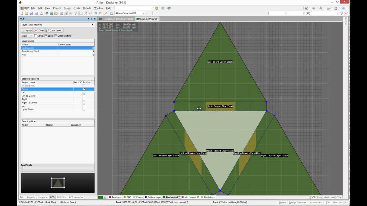How to setup Rigid-Flex in Altium Designer