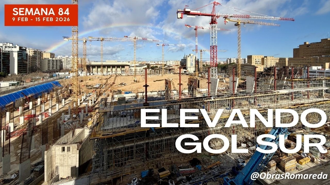 Obras Romareda - Semana 84