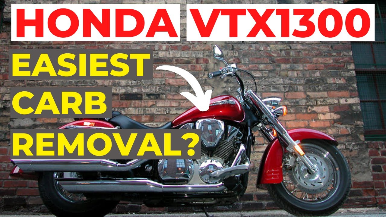 Honda VTX1300 Carb Removal: SO EASY!