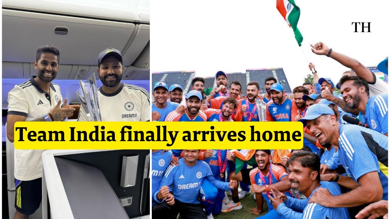 Indian cricket team arrives in Delhi after winning T20 World Cup 2024