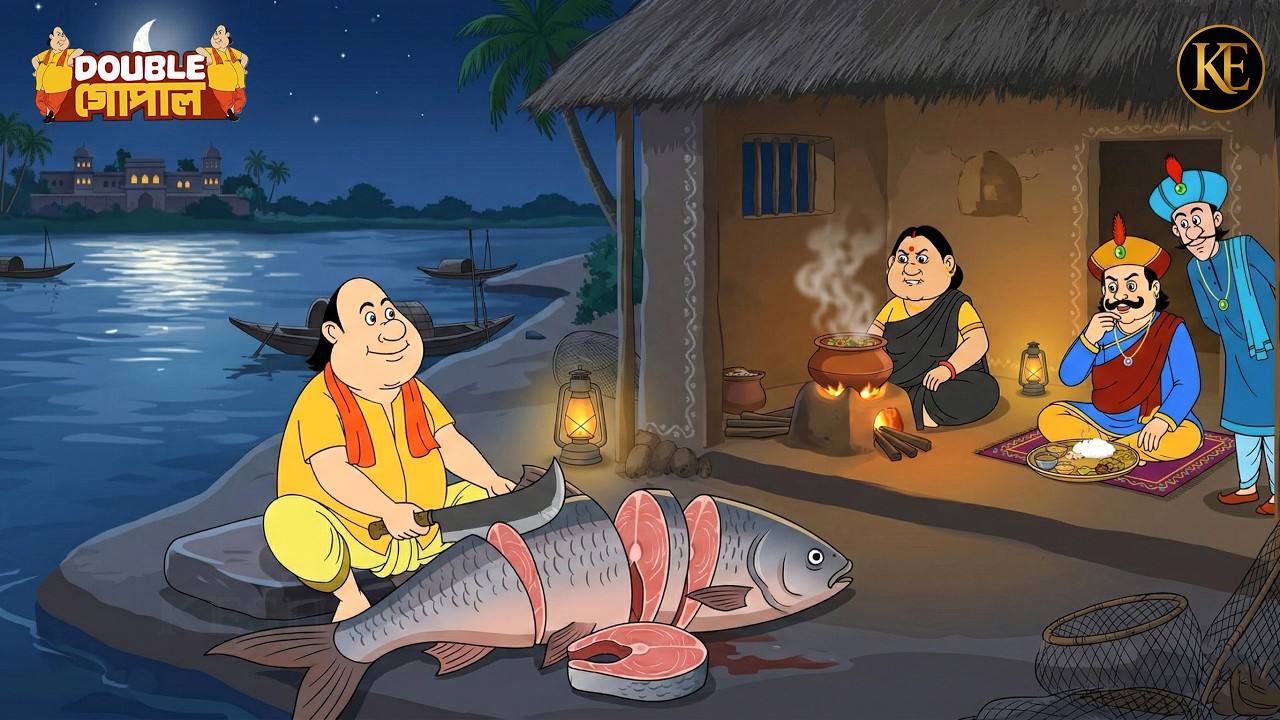 চাঁদের আলোয় নদীর তীরে গোপাল দাদার জমকালো ভোজ || Gopal Bhar || New Episode 2026
