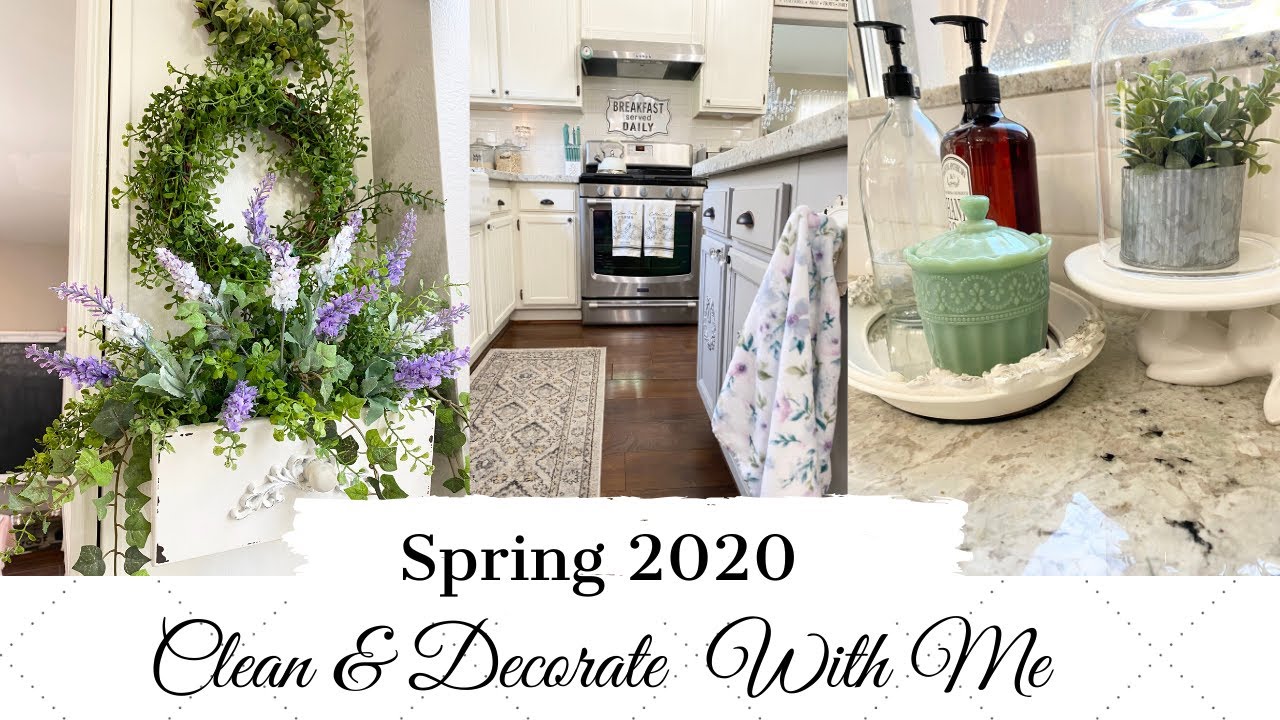 💐SPRING 2020💐 | CLEAN & DECORATE WITH ME | FRENCH COUNTRY FARMHOUSE STYLE | MONICA ROSE