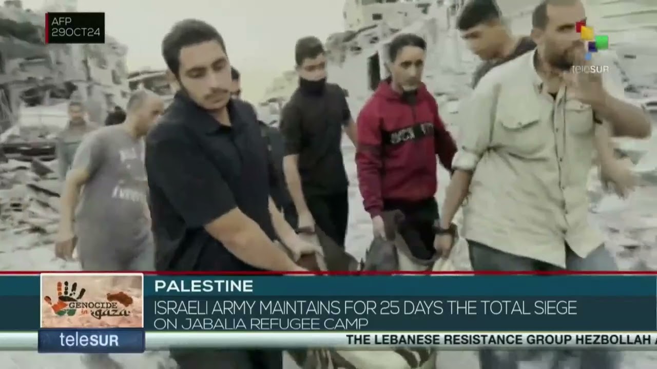 Jabalia refugee camp under total siege for almost a month