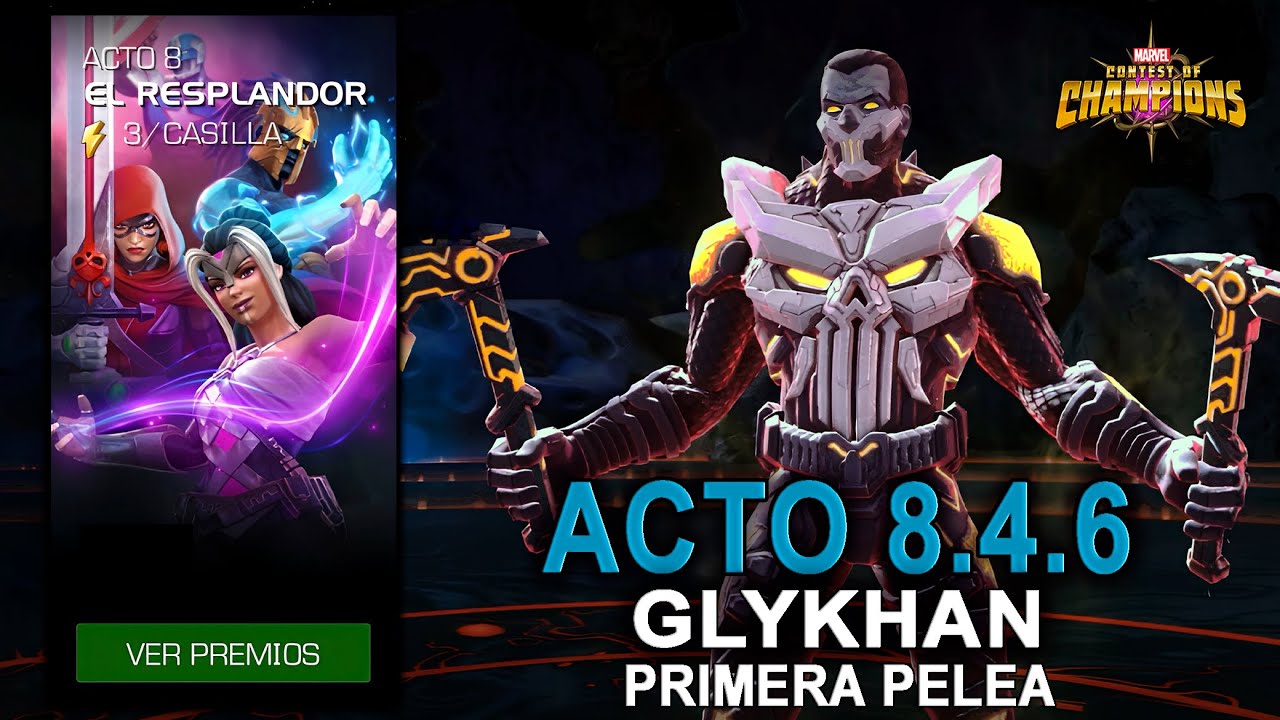 Glykhan ACTO 8.4.6 | Punisher Glykhan | Primera Pelea | MCOC V&iacute;deo 993