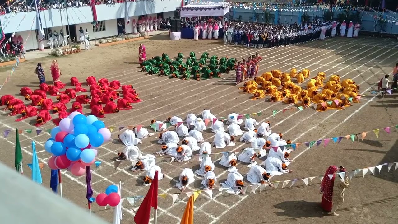 Display of Annual Sports Day, 2023, Silver Bells Kindergarten and Girls' High School, Part 1