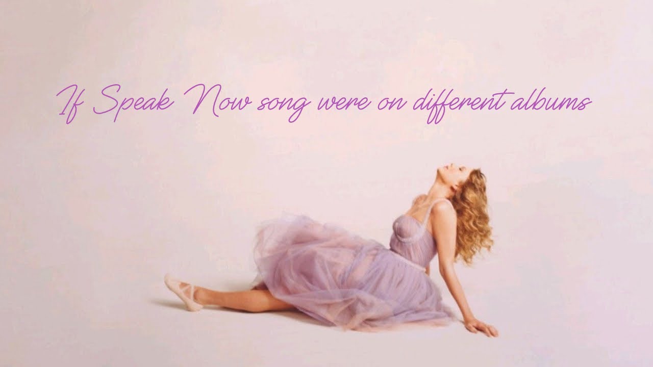 If Speak Now songs were on different albums! | the b0lter