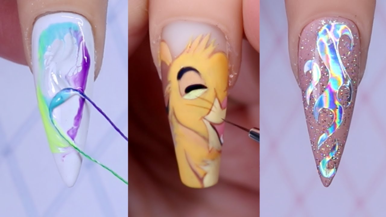 20 NAILS DESIGNS COMPILATION 2020  - RELAXING NAIL TUTORIALS WITH MUSIC 🎵