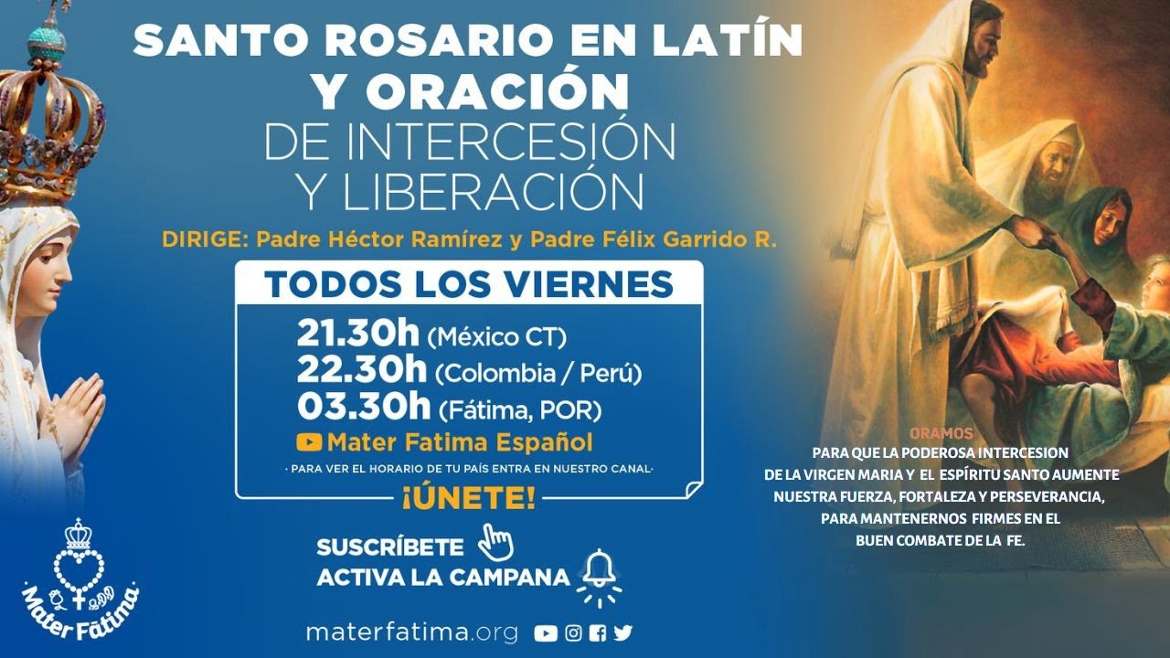Oración de Intercesión y liberación. Dirige P. Héctor Ramírez y P. Jonh Jairo Tapia