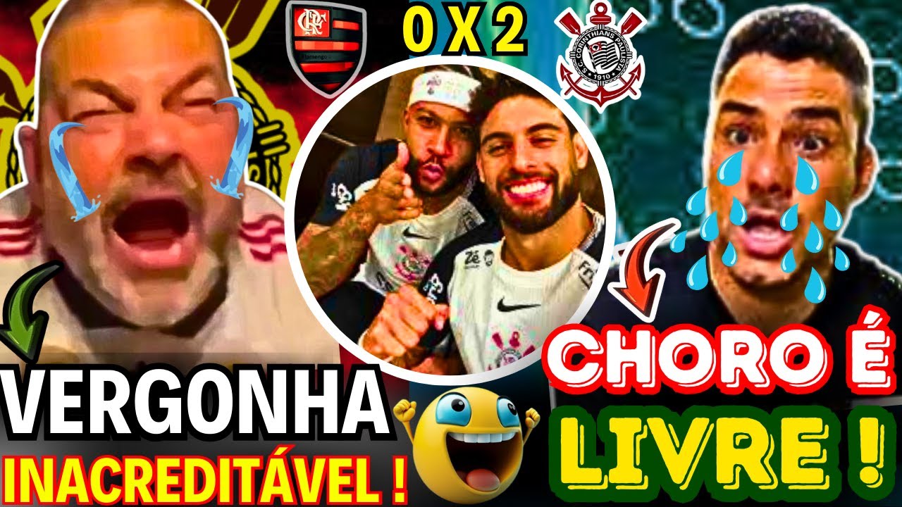😄REAÇÕES DOS ANTIS FLAMENGUISTAS VICE PRO TIMÃO! REACT FLAMENGO 0X2 CORINTHIANS!