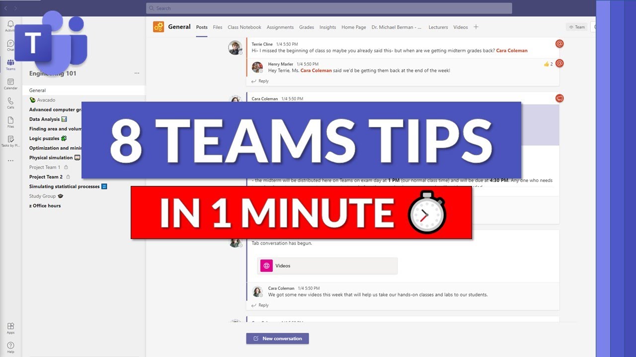 8 советов и рекомендаций по Microsoft Teams за одну минуту ⏱️ #shorts