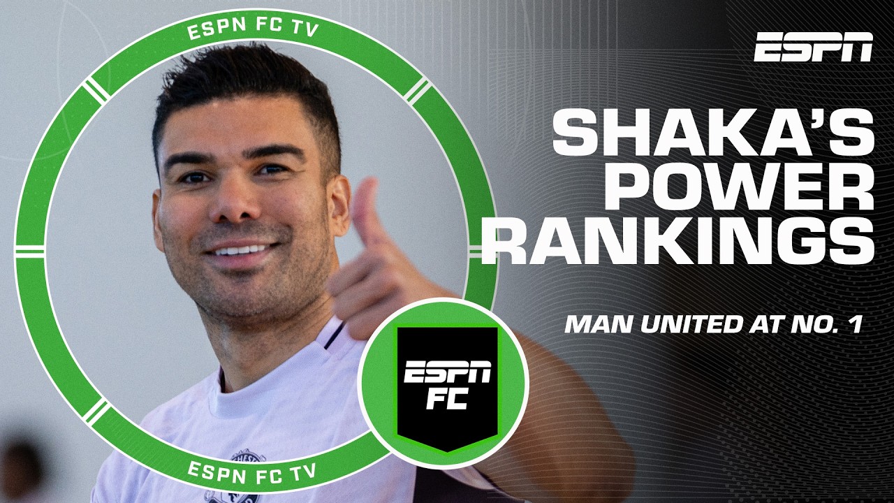 Шака Хислоп возглавляет свой рейтинг силы с&hellip; &laquo;Манчестер Юнайтед&raquo; 🖥️ | ESPN FC