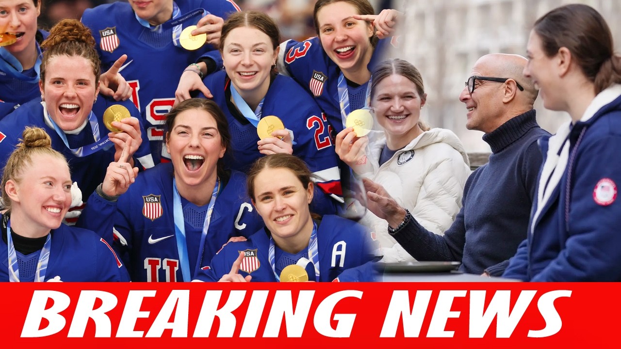 Stanley Tucci treats US women's hockey team to dinner as Trump snubbed