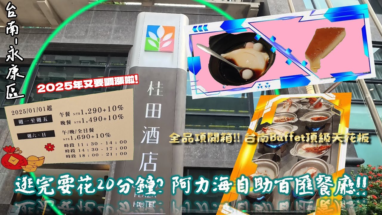 【台南-永康區】整場逛完要花費20分鐘!? 超過200種食材讓人看到眼花~~台南Buffet百匯天花板「阿力海百匯自助餐廳」我們來囉☆ 『吃得太歡樂! 沒想到居然會這樣....』