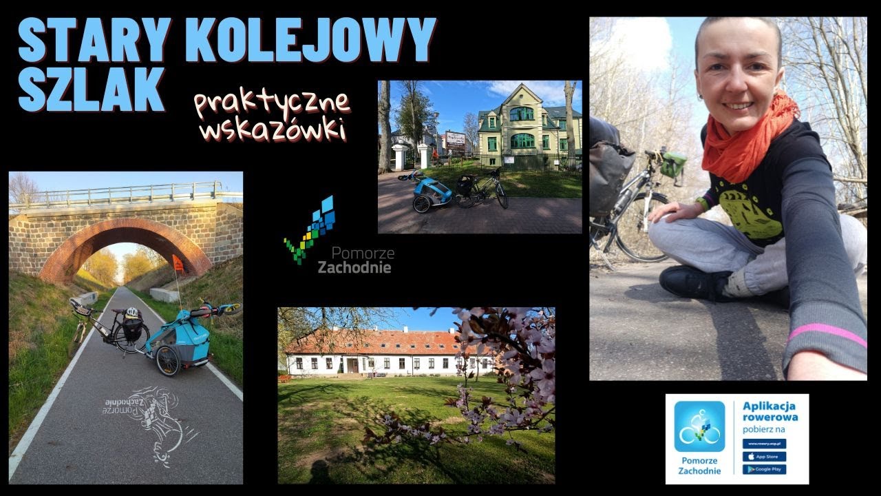 Stary Kolejowy Szlak - jedziemy z aplikacją Pomorze Zachodnie, praktyczne wskazówki [VLOG]