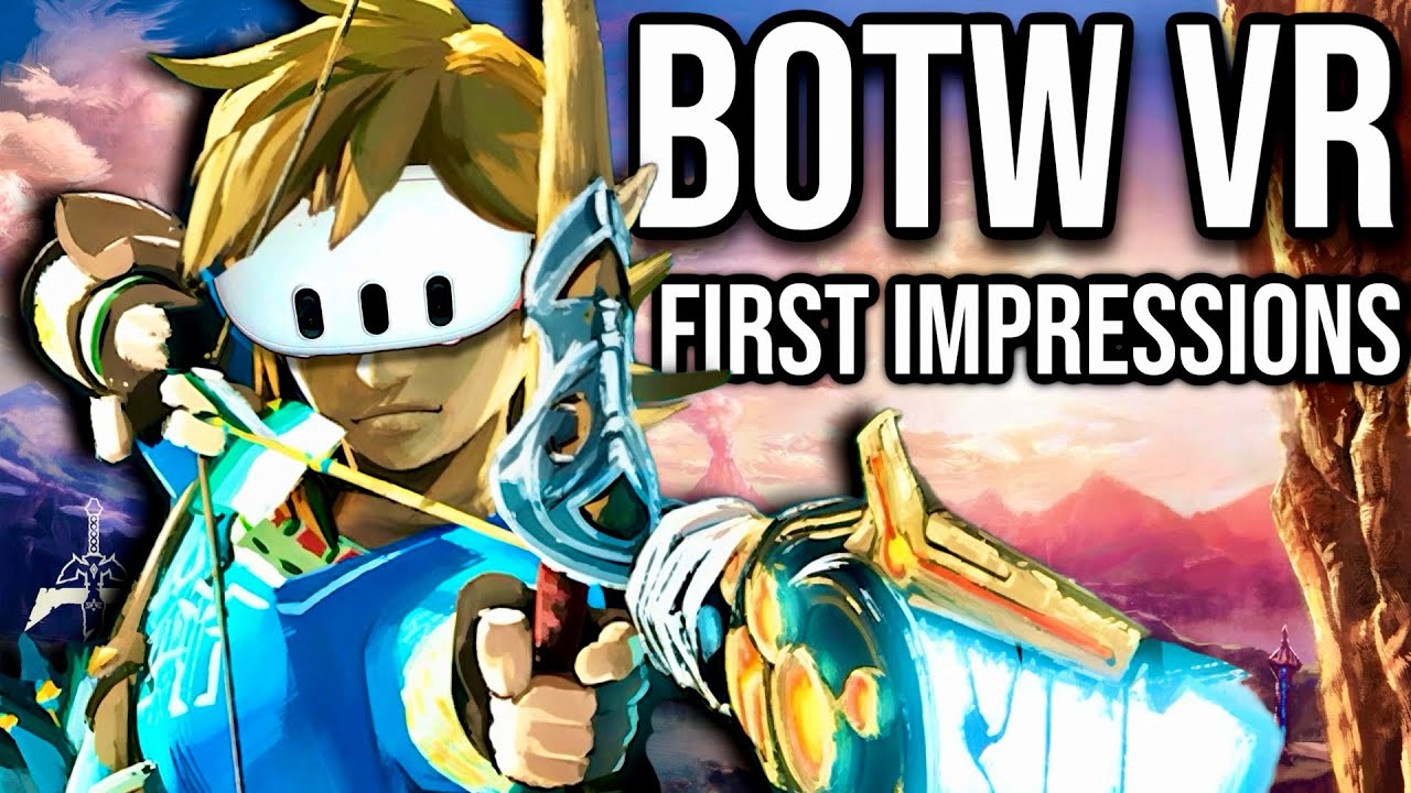 BOTW VR MOD Gameplay & First Impressions! Zelda VR is HERE & It’s Pretty Awesome 