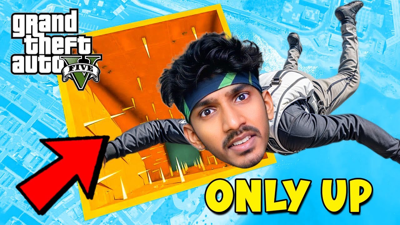 GTA 5 But ONLY UP map 🤯 (தமிழ்) gameplay Live