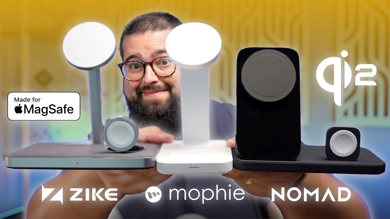Битва зарядных устройств MagSafe для iPhone 3-в-1: Nomad, Mophie и Zike