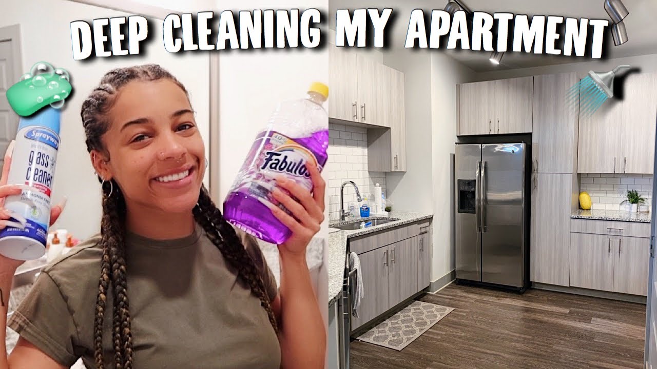 Deep Clean My ENTIRE Apartment With Me! | Azlia Williams