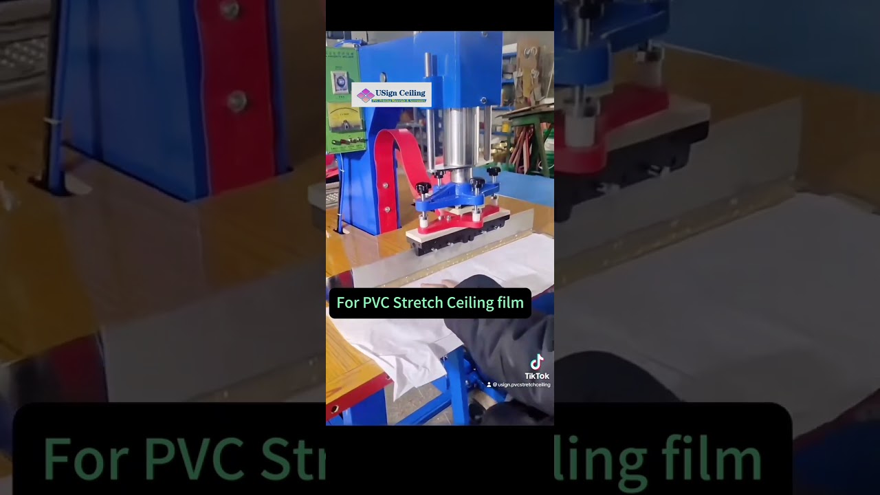 Premium stretch ceiling Film UV printing welding machine design decoration WhatsApp+86 175 1404 9618