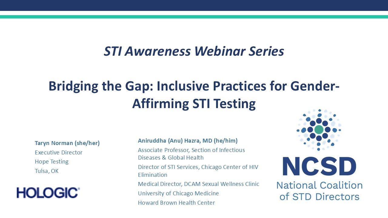 Bridging the Gap: Inclusive Practices for Gender-Affirming STI Testing