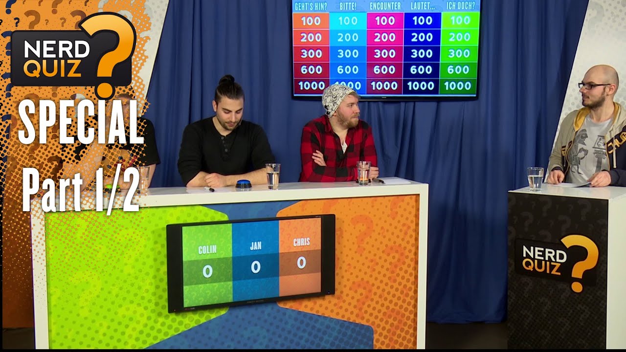 [1/2] Nerd Quiz Final Fantasy-Special mit Gregor | Colin vs Jan vs Chris | 30.03.2016