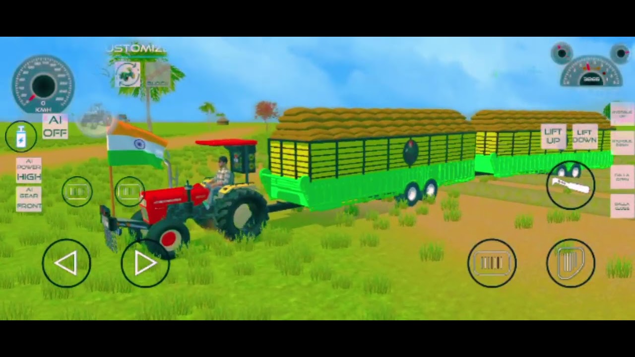 Sawraj 855 new  tractor big trolley loding drawing, jbc 3dx need help tractor video 
