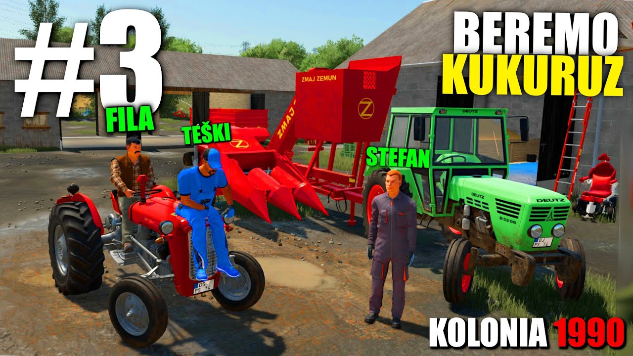 STARI BERAČ ZA KUKURUZ, ODRADIO POSAO ! - KOLONIA 1990 EP3