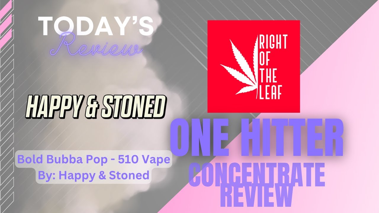Bold Bubba Pop by Happy & Stoned | One Hitter Vape Review 🍬🔥