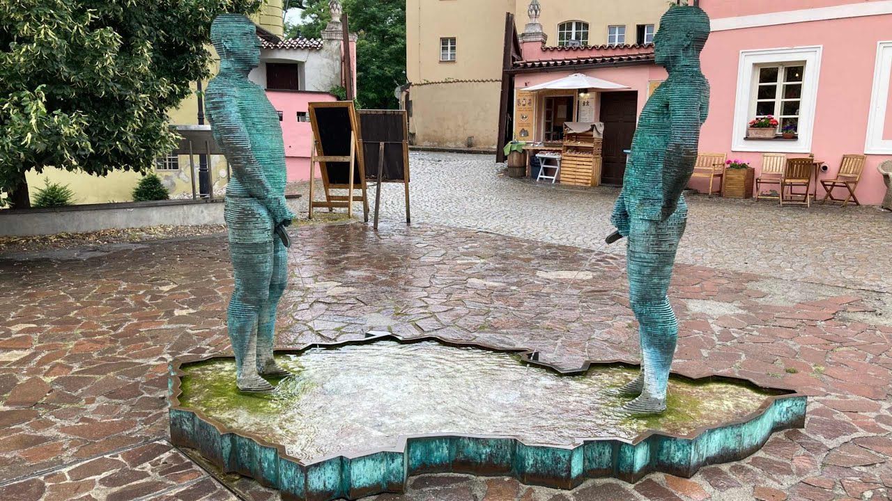 David Čern&yacute;  Artworks in Prague