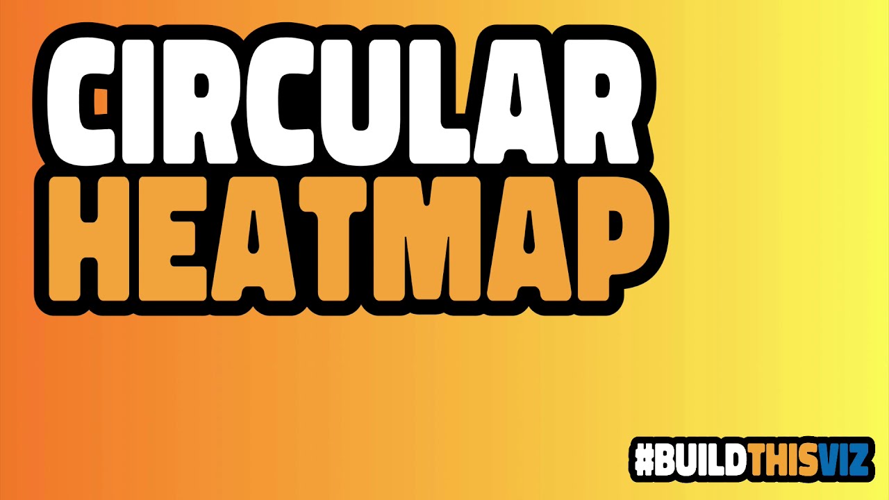 Circular Heat Map | Build This Viz | Tableau Tutorial
