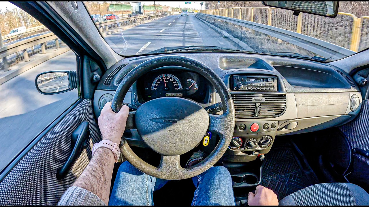 2002 Fiat Punto II (1.2 i 60 hp) | POV Test Drive #2348 Joe Black