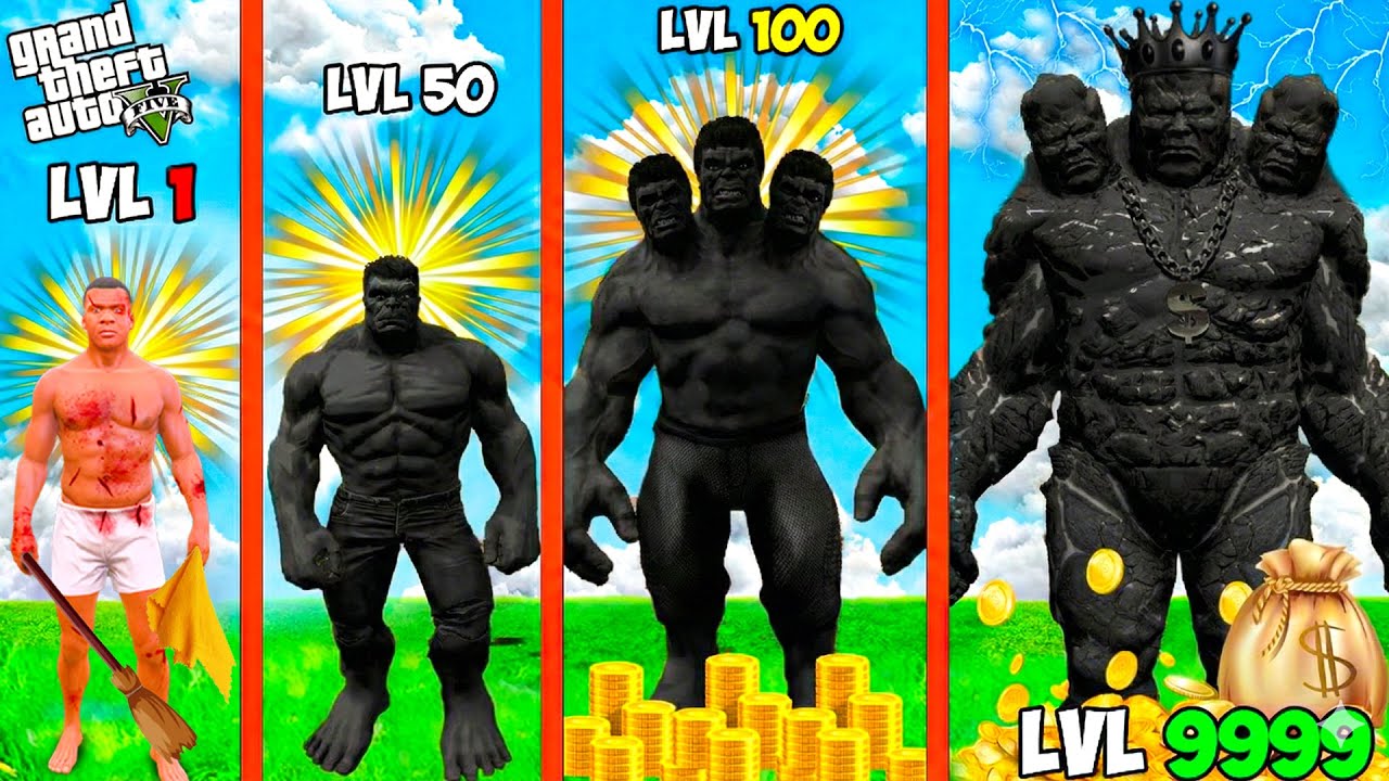 FRANKLIN Growing BIGGEST ALL FATHER WHITE GOD HULK In GTA 5!