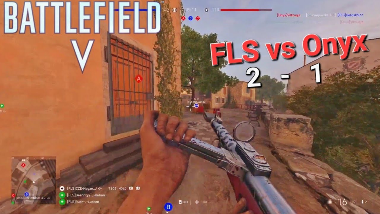 BATTLEFIELD 5: FLS vs Onyx Competitive Match 5vs5 (POV: Nagan)