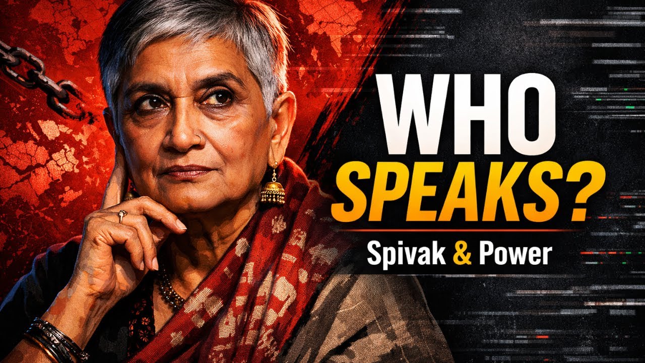 Gayatri Chakravorty Spivak Explained: Power, Voice, and the Subaltern. Can the Subaltern Speak?