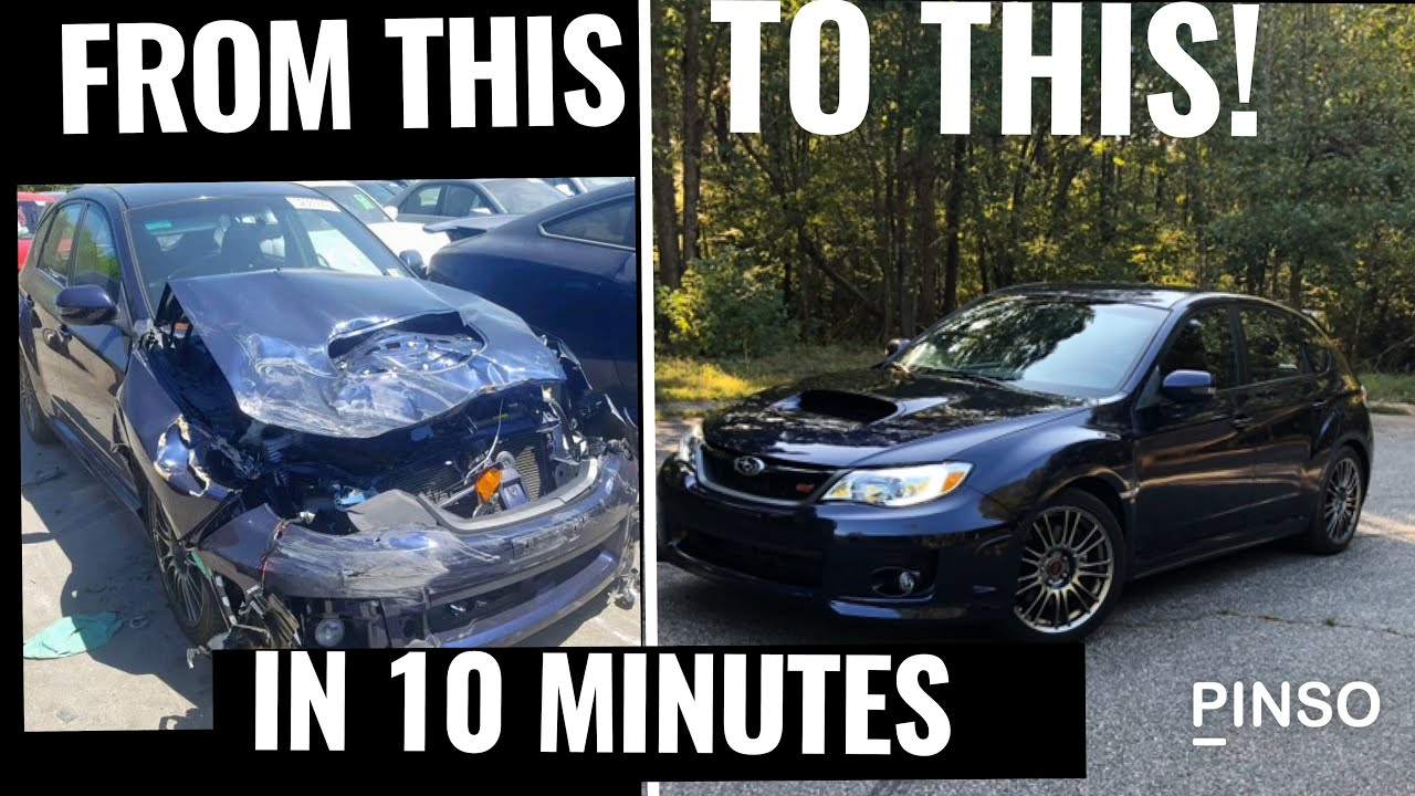 Rebuilding a Subaru Wrx Sti Hatchback in 10 Minutes