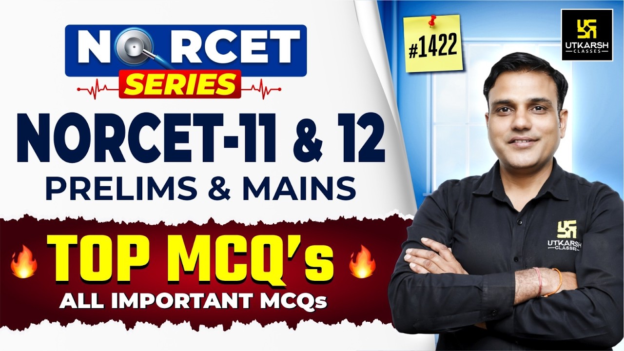 NORCET Series #1422 | MSN, PEDIA, PHARMA | NORCET PYQs | NORCET 11 + 12 & All Nursing Exams