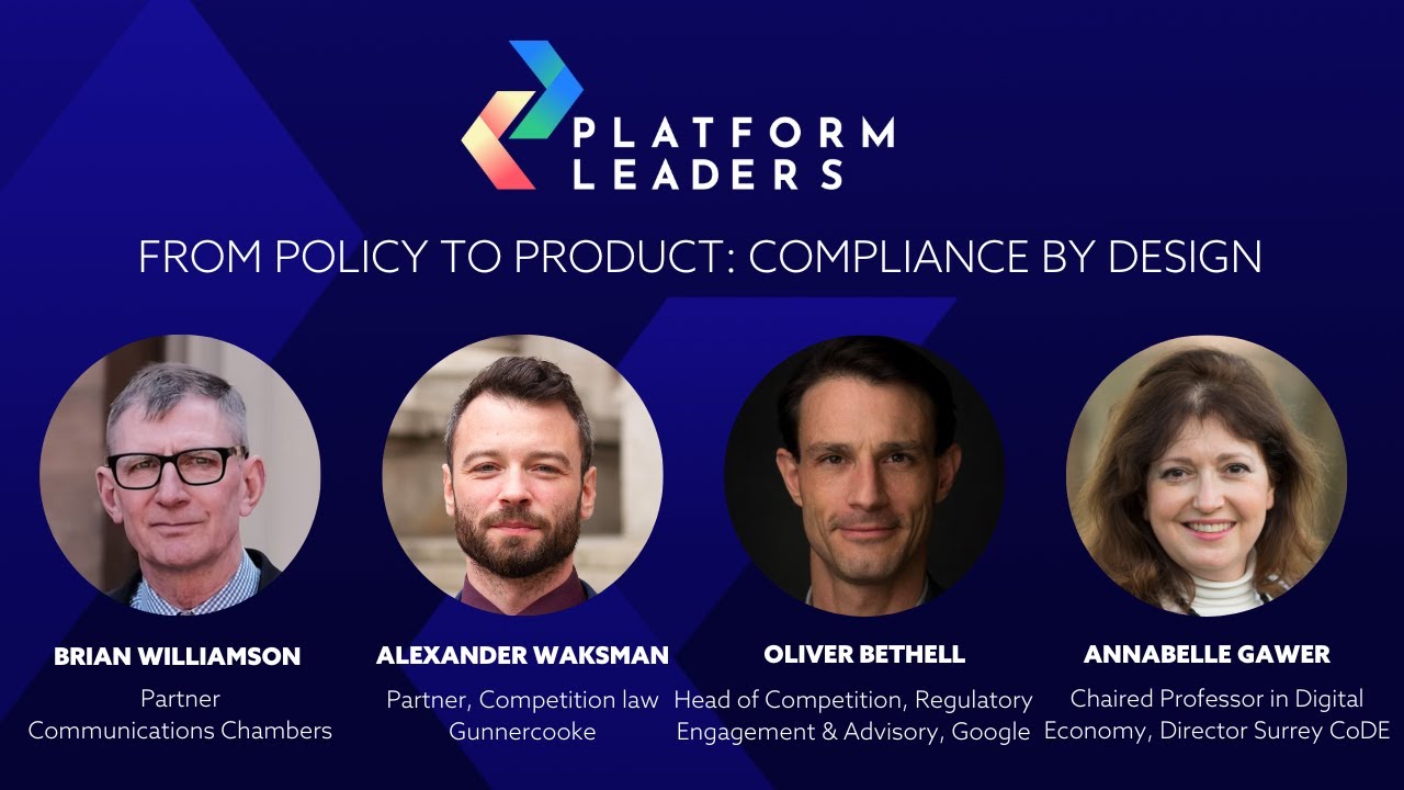 From policy to product: compliance by design - Platform Leaders 18 November 2025
