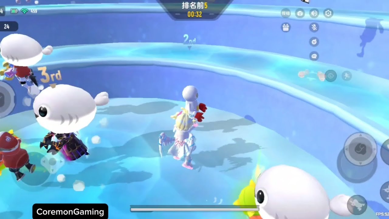 try new arcade party mode in season pass SS24/SS22 themed dragon palace #coremongaming #sausageman