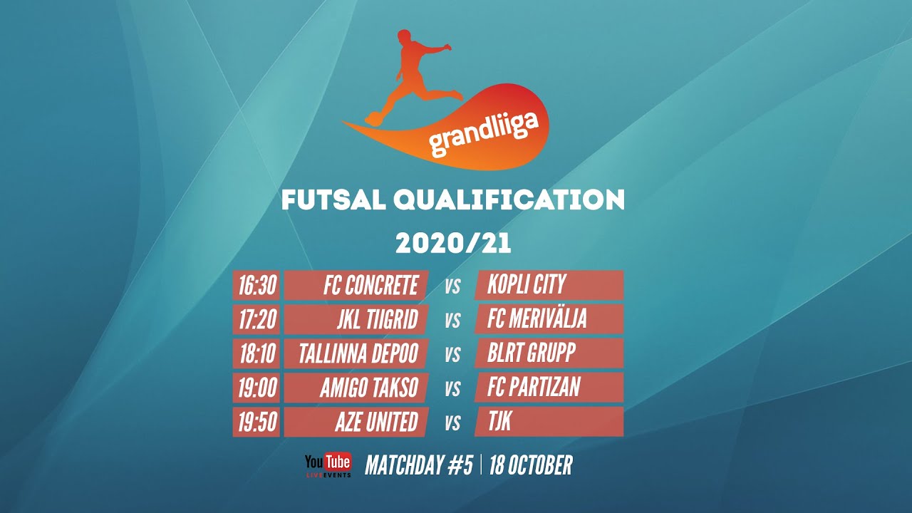 Qualification - Grandliiga Futsal 20/21 (18 Oct 20)