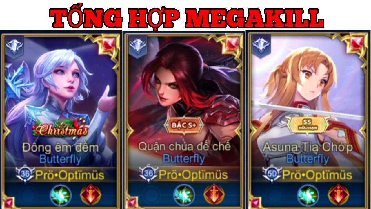 Tổng Hợp 6 Pha MEGAKILL BUTTERFLY Hay Nhất Liên Quân | Highlight Liên Quân #4