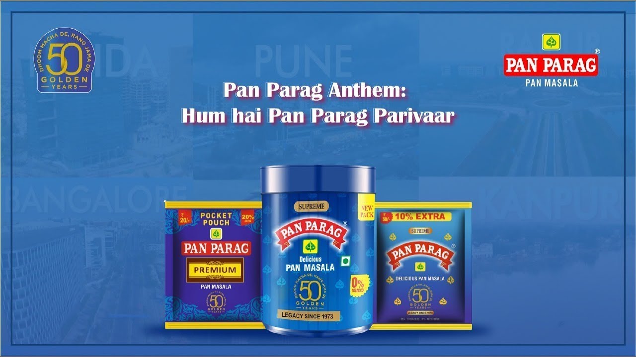 Pan Parag 50 Years Anthem: Hum Hai Pan Parag Parivaar | Lyrics by Rajesh Desai | Harmony Multimedia