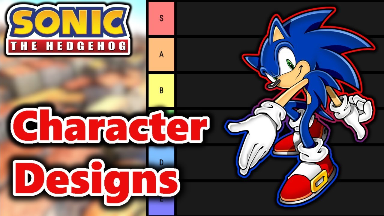 Sonic Character Designs Tier List