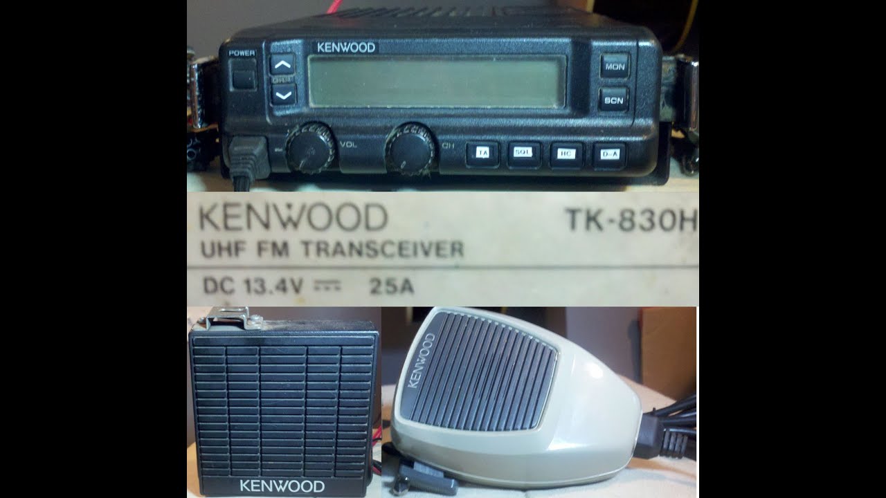 Kenwood TK-830H Overview / Adjustment / Programing