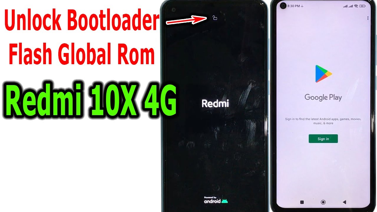 How to Unlock Bootloader and Flash Global Rom Xiaomi Redmi 10X 4G