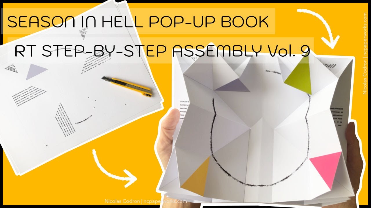 Pop-up Book Spread Assembly Vol. 9: A Season in Hell pl. 3