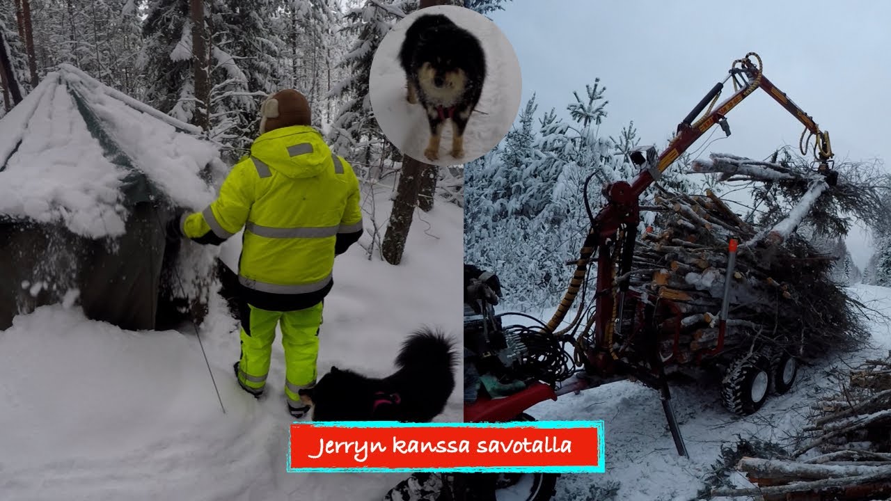 Jerryn kanssa savotalla, Kranman 1750 4WD, Honda trx 500